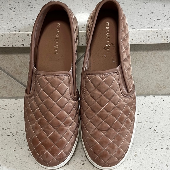 Madden Girl Quilted Slip On Shoes - Picture 2 of 5